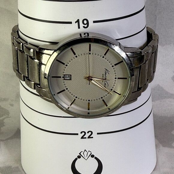 Kenneth Cole New York Silver and Black Watch - Picture 6 of 6